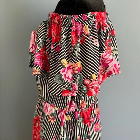 Hot Kiss Pink Ruffled Smocked Sundress - Picture 4 of 9